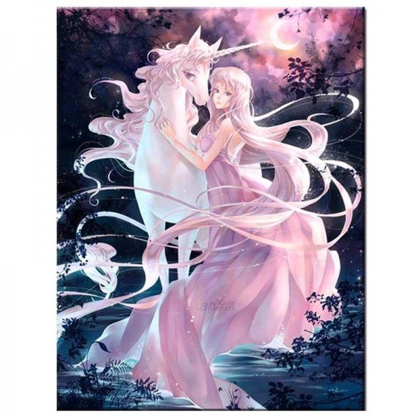 Unicorn Princess - Diamond Painting