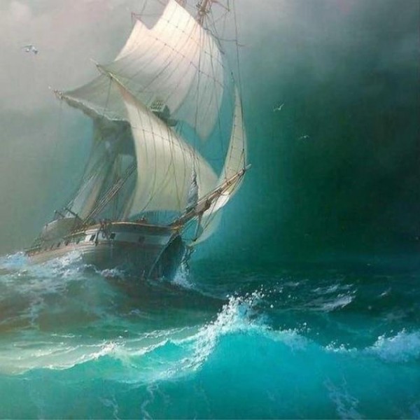 Ship in the Ocean - Best Diamond Painting Kit