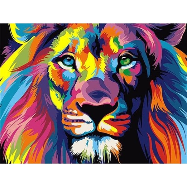 Colorful Lion - Best Diamond Art