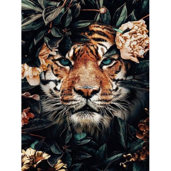 Stunning Tiger Diamond Art