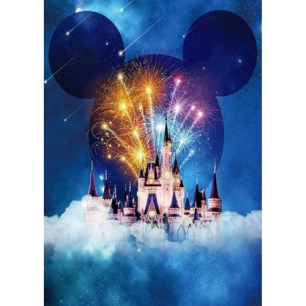 Disney Castle Fireworks - Diamond Art Kit