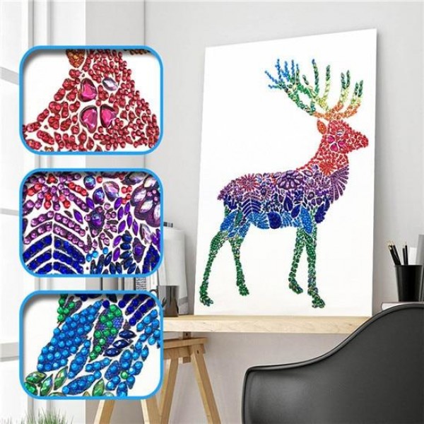 Deer Special Shape Diamond Painting