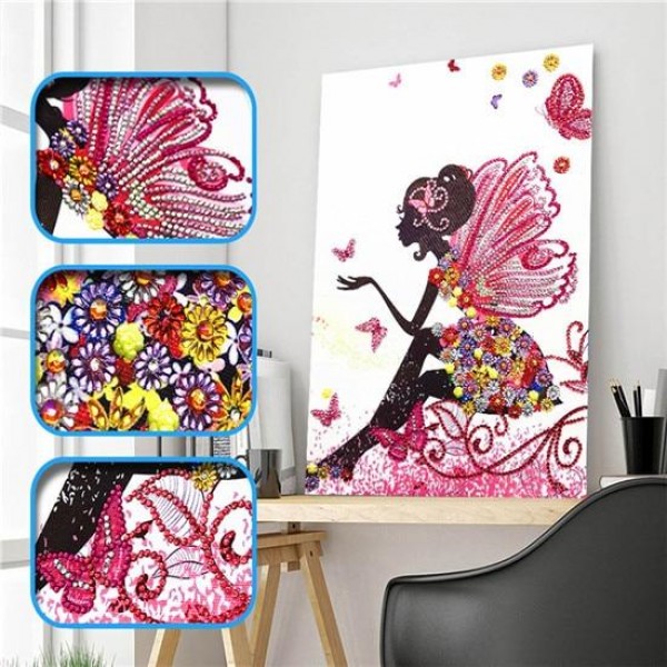 Butterfly Girl Special Diamond Painting