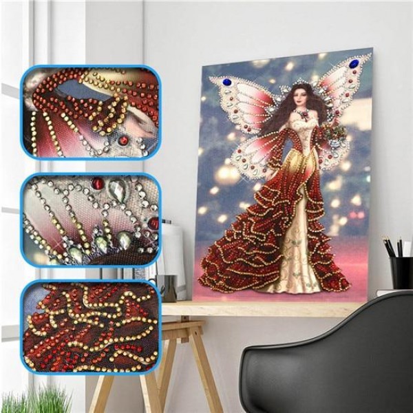 Butterfly Princess Special Diamond Painting