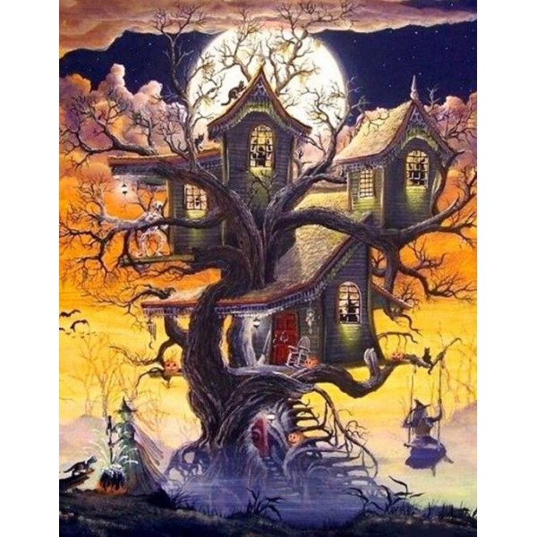 Haunted Tree House & Witches
