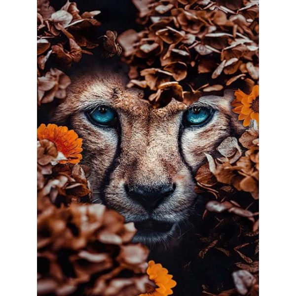Blue Eyes Cheetah - Best Diamond Painting