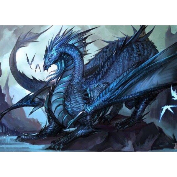 Furious Blue Dragon - Painting Kit