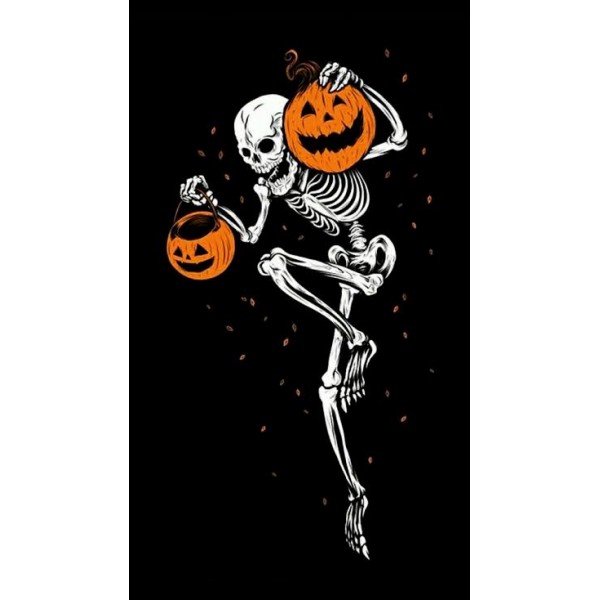 Skeleton Halloween - Diamond Painting Set