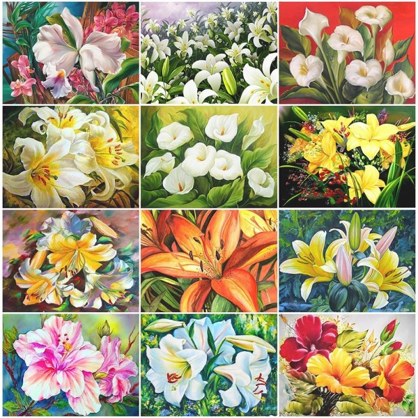 Beautiful Flowers - 5D Diamond Art Kits