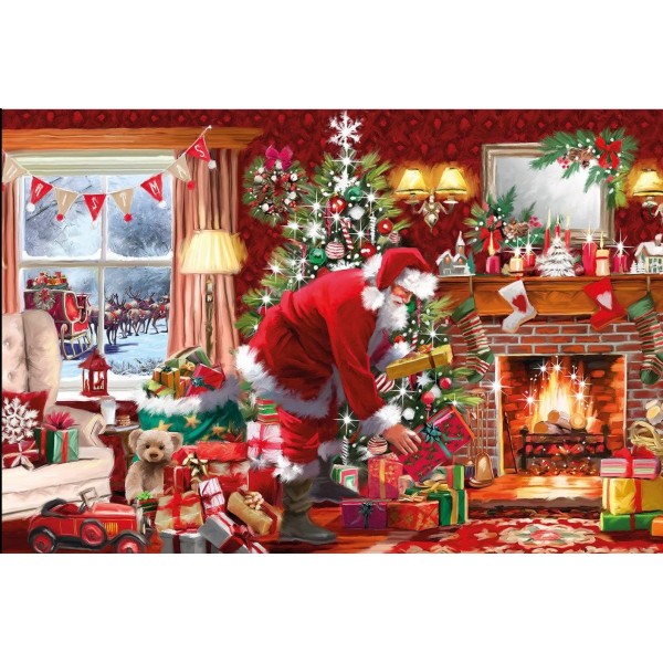 Santa Claus with Christmas Gifts Best Diamond Painting Kit