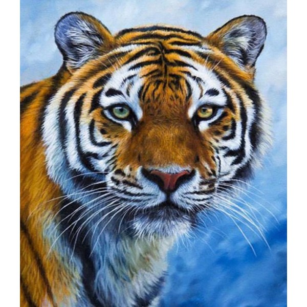 Serene Tiger - Diamond Painting Kit