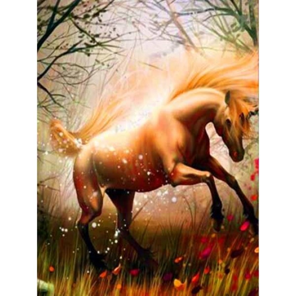 Amazing Longhair Horse - Best Diamond Art