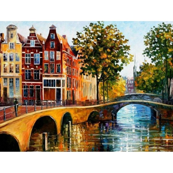 The Gateway to Amsterdam - Leonid Afremov