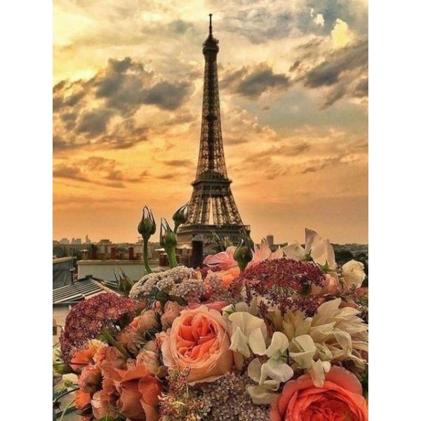 Bouquet Evening Paris View