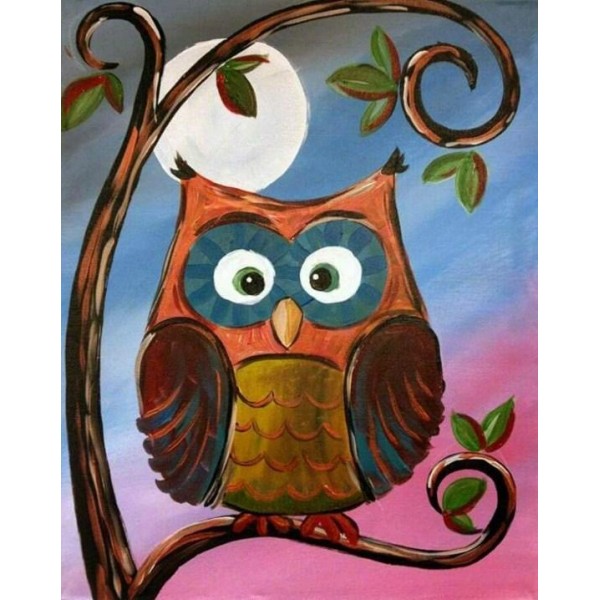 Resting Owl - Paint with Diamonds
