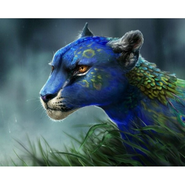 Fantasy Leopard - Paint by Diamonds